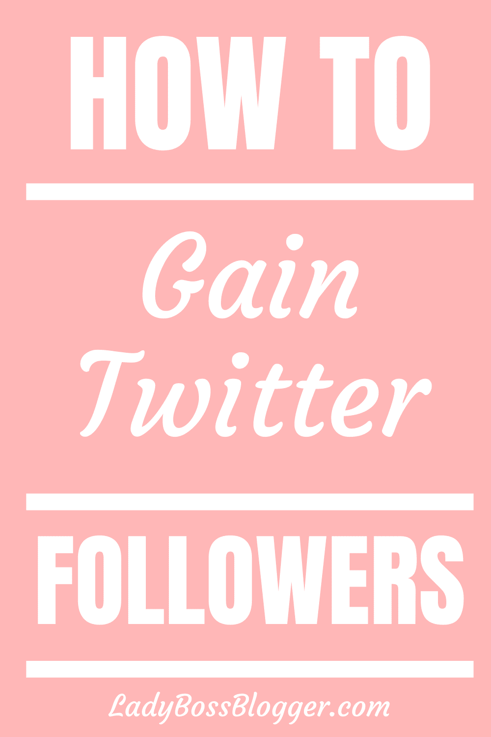 gain twitter followers